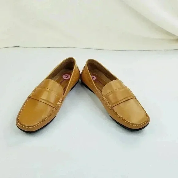 Giorgio Brutini Size 11M Glove Camel Color Loafers